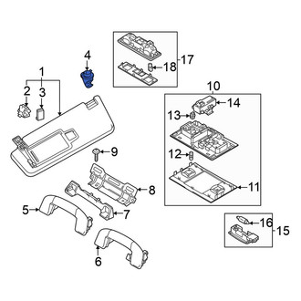 Volkswagen OE - Front Sun Visor Holder