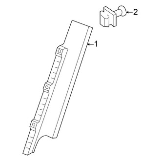 Volkswagen OE - Front Door - Exterior Trim