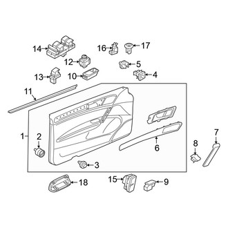 Volkswagen OE - Front Door - Interior Trim