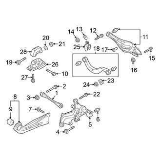 Volkswagen OE - Rear Suspension - Suspension Components