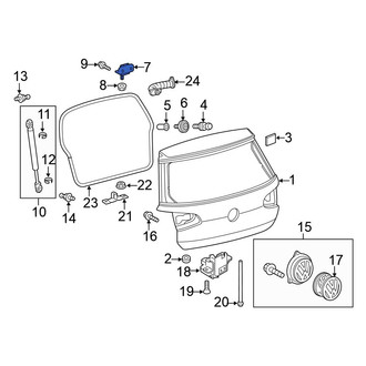 Volkswagen OE - Rear Liftgate Hinge