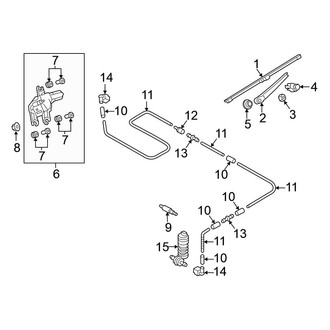 Volkswagen OE - Lift Gate - Wiper & Washer Components (TSi)