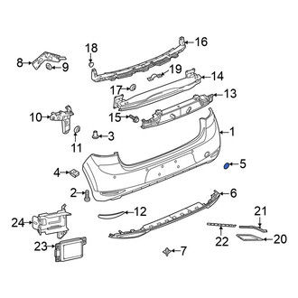 Volkswagen OE - Rear Tow Eye Cap