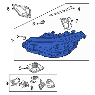 Volkswagen OE - Front Left Headlight Assembly