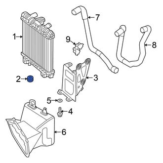 Volkswagen OE - Radiator Grommet