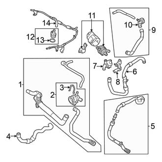Volkswagen OE - Cooling - Hoses & Lines (Left Side)