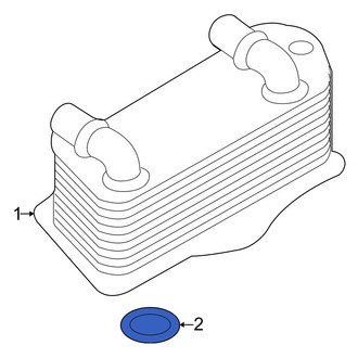 Volkswagen OE - Automatic Transmission Oil Cooler O-Ring