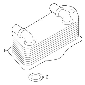 Volkswagen OE - Cooling - Trans Oil Cooler