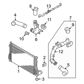 Volkswagen OE - Cooling - Intercooler