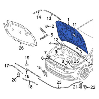 Volkswagen OE - Front Hood Panel