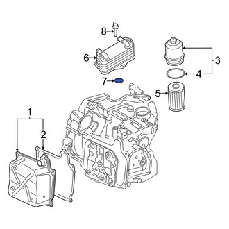 Volkswagen OE - Automatic Transmission Oil Cooler O-Ring