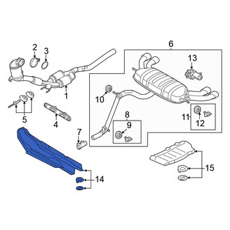 Volkswagen OE - Floor Pan Heat Shield