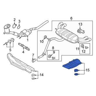Volkswagen OE - Rear Floor Pan Heat Shield