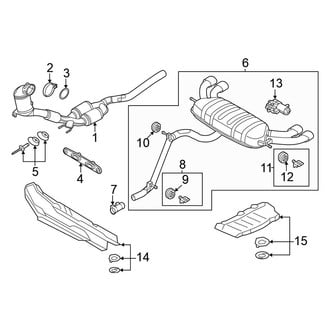 Volkswagen OE - Exhaust System - Exhaust Components