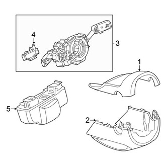 Volkswagen OE - Steering Column - Shroud, Switches & Levers