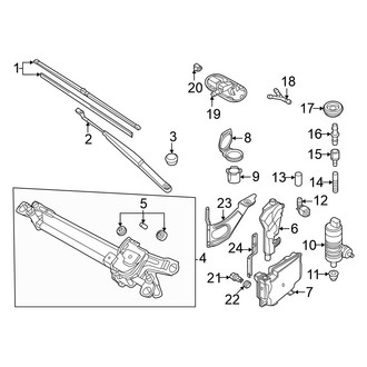 Volkswagen OE - Windshield - Wiper & Washer Components