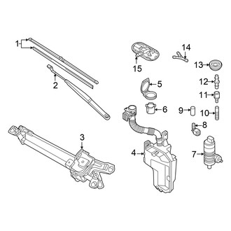 Volkswagen OE - Windshield - Wiper & Washer Components