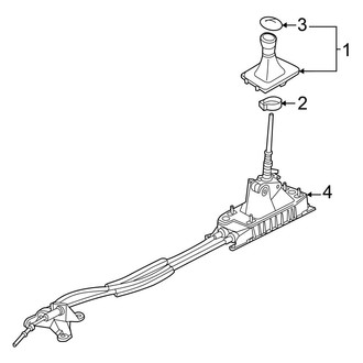 Volkswagen OE - Center Console (Lever Components), (Standard Tr)