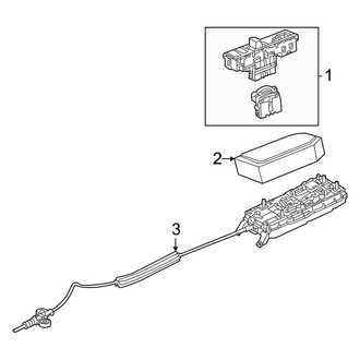 Volkswagen OE - Center Console (Lever Components), (Automatic Dual Clutch Tr)