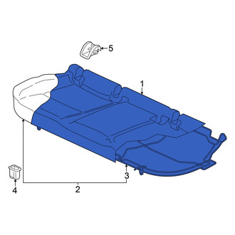Volkswagen OE - Rear Seat Cover