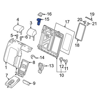 Volkswagen OE - Rear Right Folding Seat Latch
