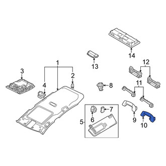 Volkswagen OE - Rear Interior Grab Bar