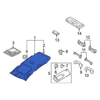 Volkswagen OE - Front Headliner