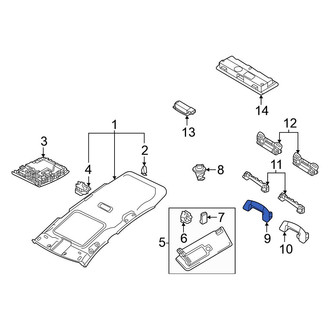 Volkswagen OE - Front Interior Grab Bar