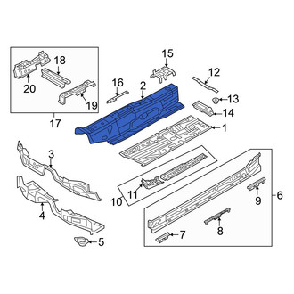 Volkswagen OE - Center Floor Pan