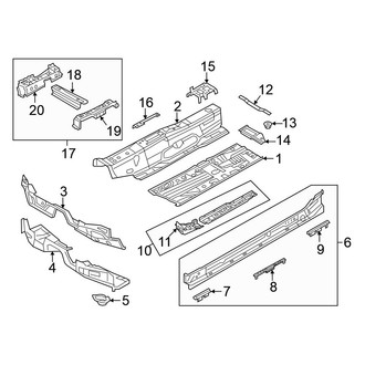 Volkswagen OE - Pillars, Rocker & Floor - Floor