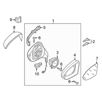 Volkswagen OE - Front Door - Outside Mirrors