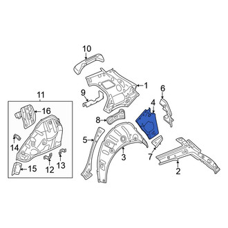 Volkswagen Golf GTI OEM Quarter Panels & Parts Rear & Front — CARiD