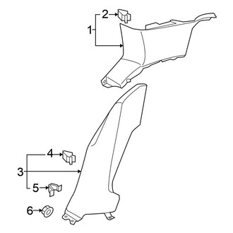Volkswagen OE - Quarter Panel - Interior Trim