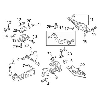 Volkswagen OE - Rear Suspension - Suspension Components