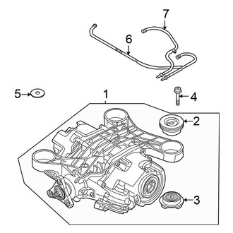 Volkswagen OE - Rear Suspension - Auto Lock Differential