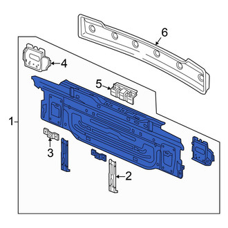 Volkswagen OE - Rear Rear Body Panel