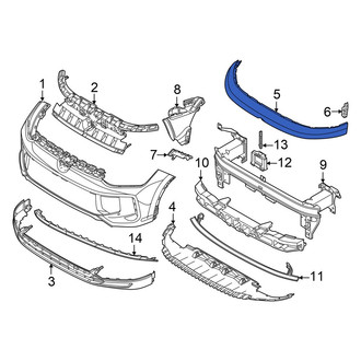 Volkswagen OE - Front Center Bumper Cover
