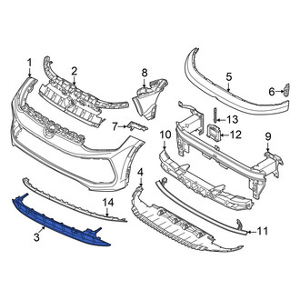 Volkswagen OE - Front Lower Grille