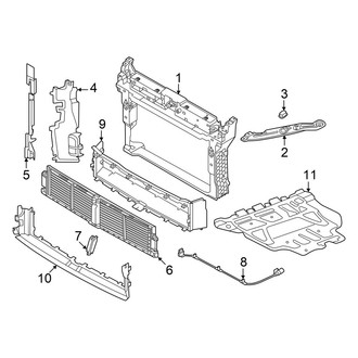 Volkswagen OE - Radiator Support