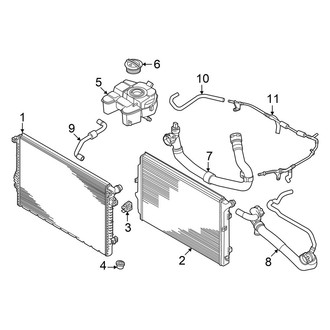 Volkswagen OE - Cooling - Radiator & Components (Main)