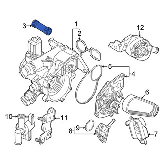 Volkswagen OE - Engine Coolant Pipe