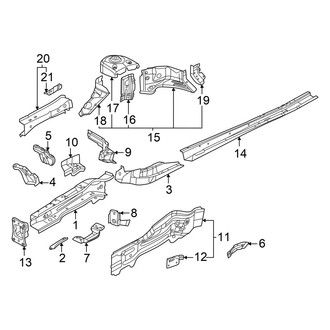 Volkswagen OE - Fender - Structural Components & Rails (Driver Side)