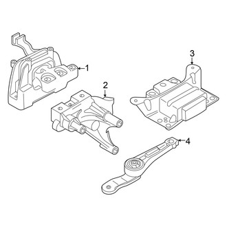 Volkswagen OE - Engine / Transaxle - Engine & Transmission Mounting (S / SE / SE R-Line Black)