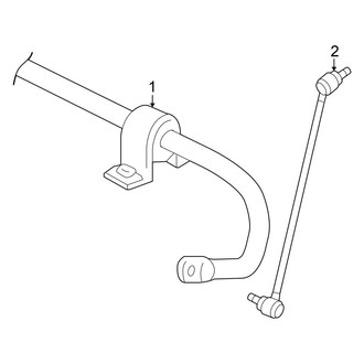 Volkswagen OE - Front Suspension - Stabilizer Bar & Components (Suspension Code: G01 or G04), (S / SE / SE R-Line Black / SEL R-Line)