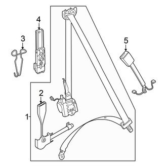 Volkswagen OE - Restraint Systems - Front Seat Belts
