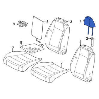 Volkswagen OE - Front Left Headrest