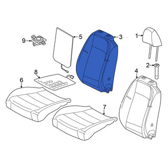 Volkswagen OE - Front Left Seat Back Cushion Cover