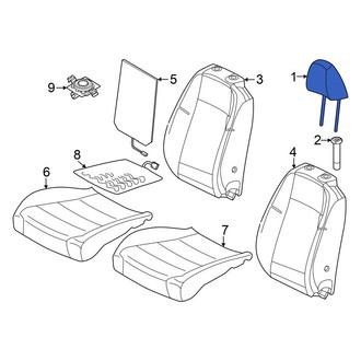 Volkswagen OE - Front Left Headrest