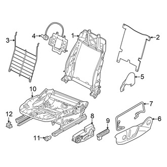 Volkswagen OE - Seats & Tracks - Driver Seat Components (Frames & Shields, Power Adjust)