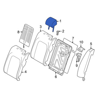 Volkswagen OE - Rear Right Outer Headrest
